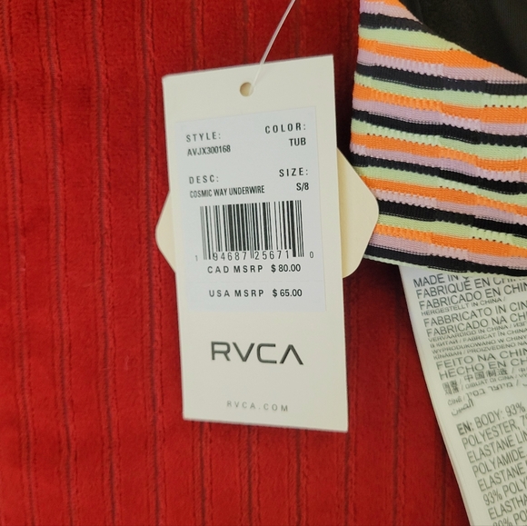 RVCA Cosmic Way Underwire Bikini Top - Picture 6 of 9